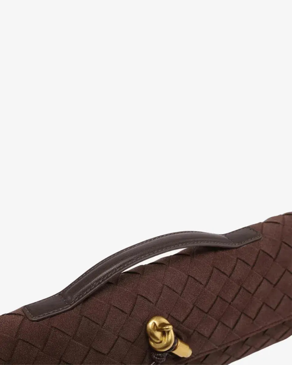 Serena – Braided design with gold bow – Clutch