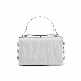 Silver Bridal Clutch P15262