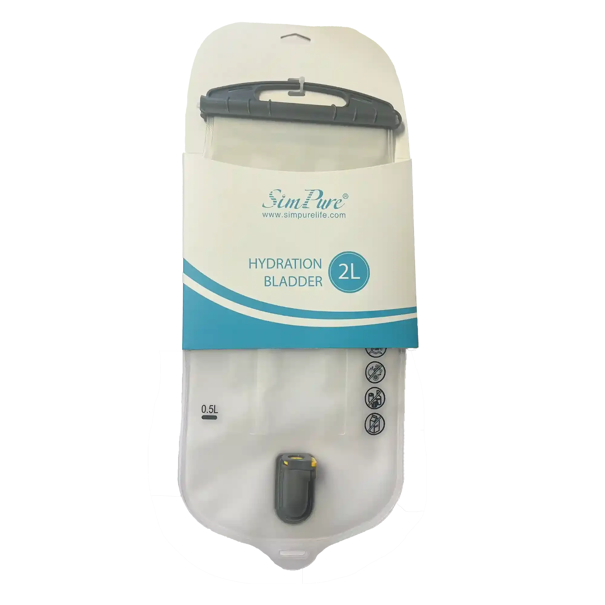 SimPure Clean Water Hydration Bladder - 2 Litre