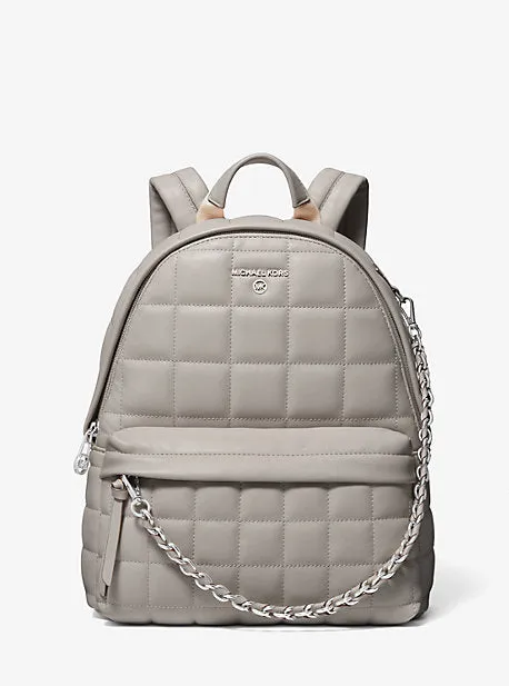 Slater Medium Quilted Leather Backpack