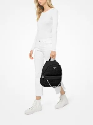 Slater Medium Quilted Leather Backpack