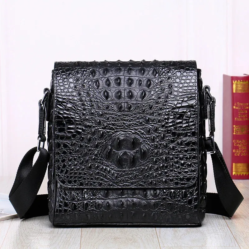 Stylish Genuine Leather Men's Shoulder Bag