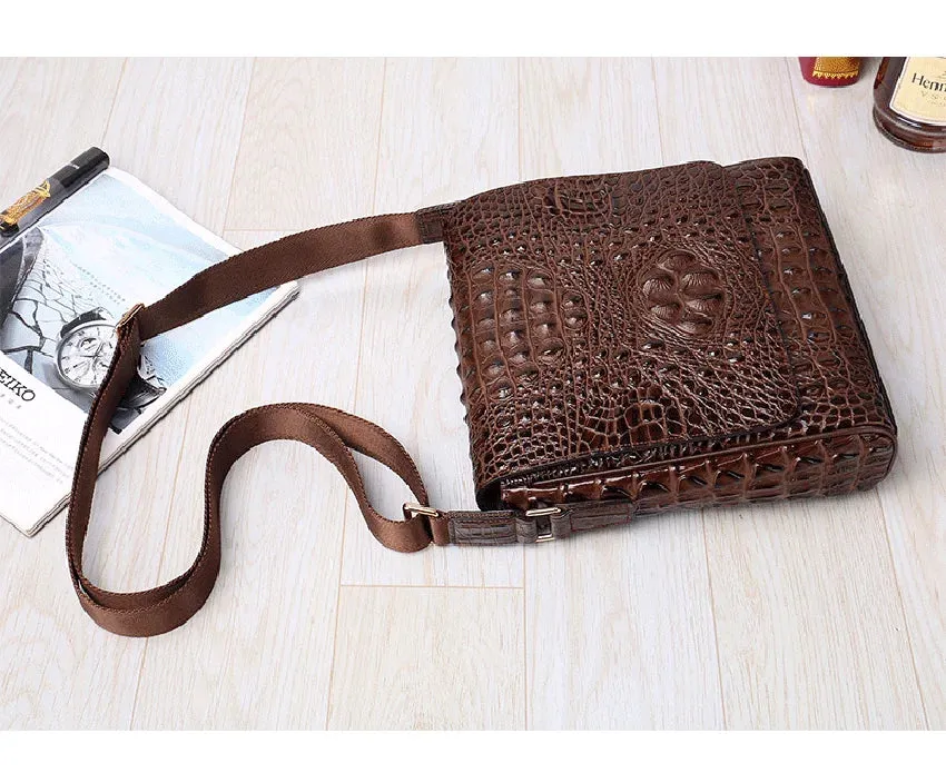 Stylish Genuine Leather Men's Shoulder Bag