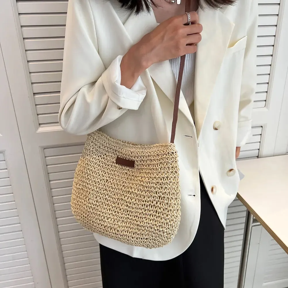 Stylish Straw Tote Bag