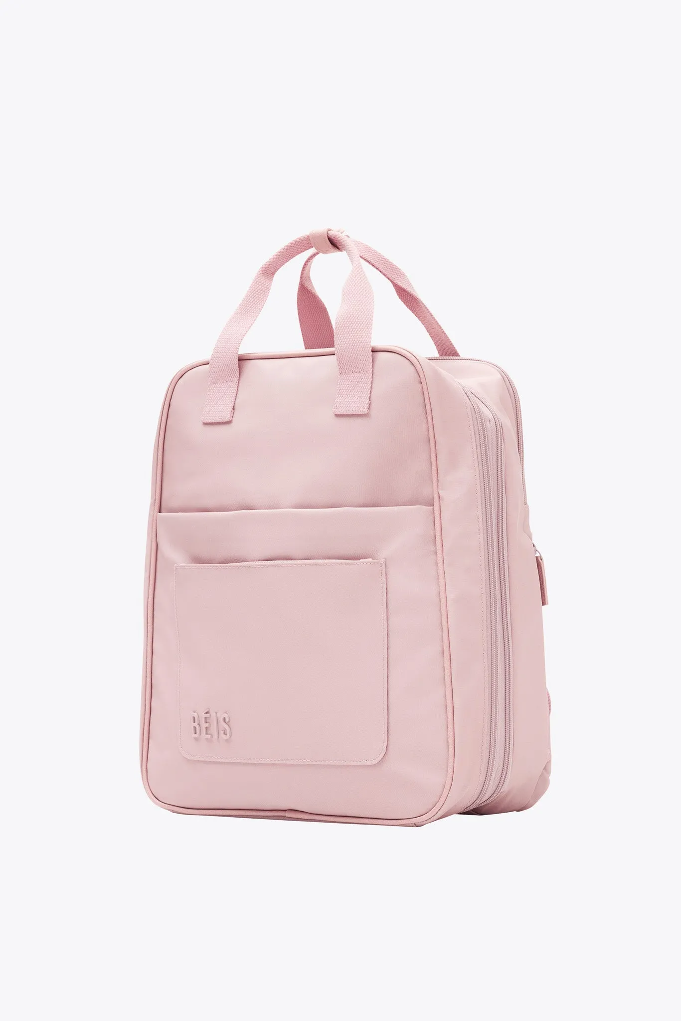 The Expandable Backpack in Atlas Pink