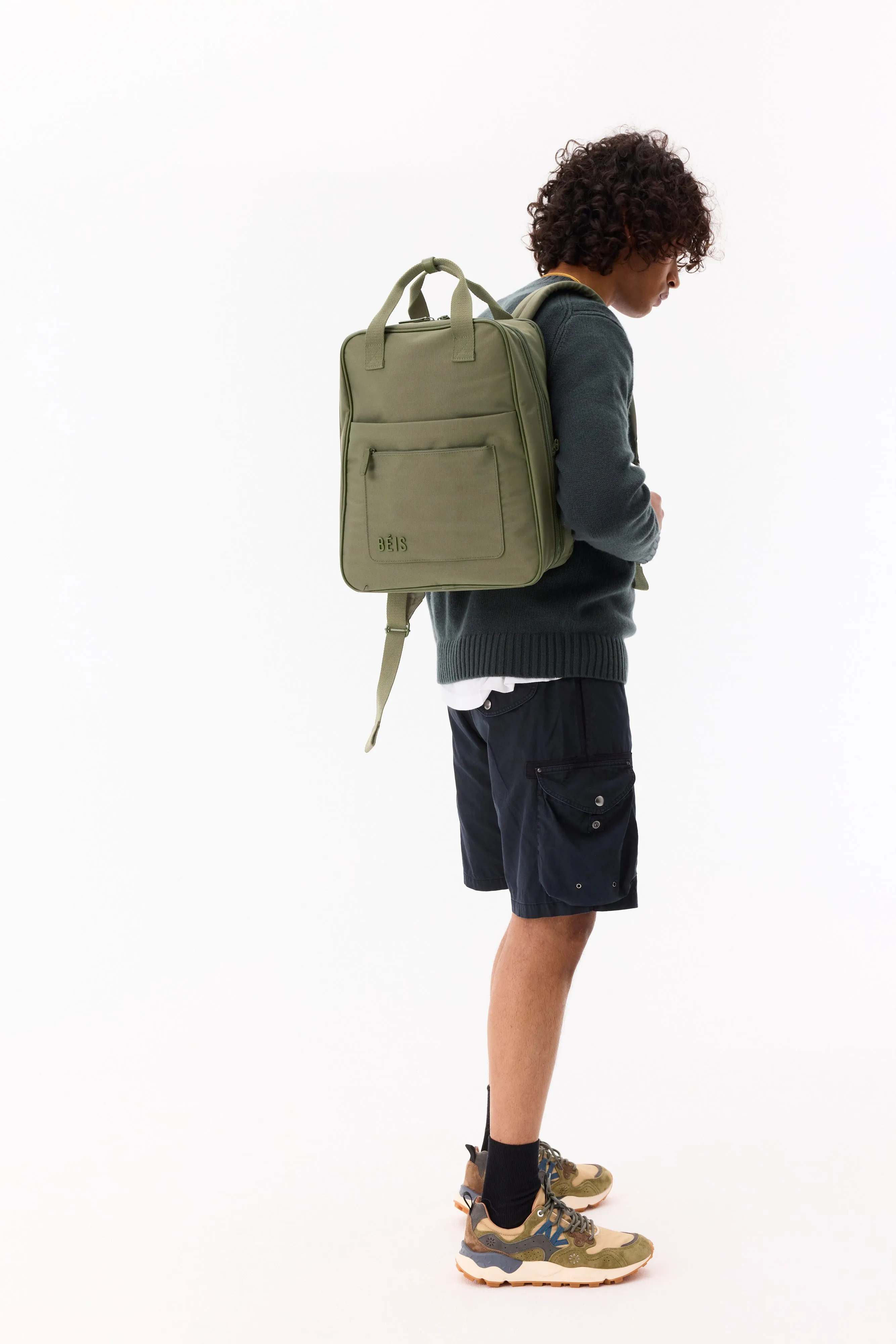 The Expandable Backpack in Olive