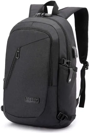 Travel Laptop Backpack,Anti Theft Business Slim Backpack with USB Charging Port