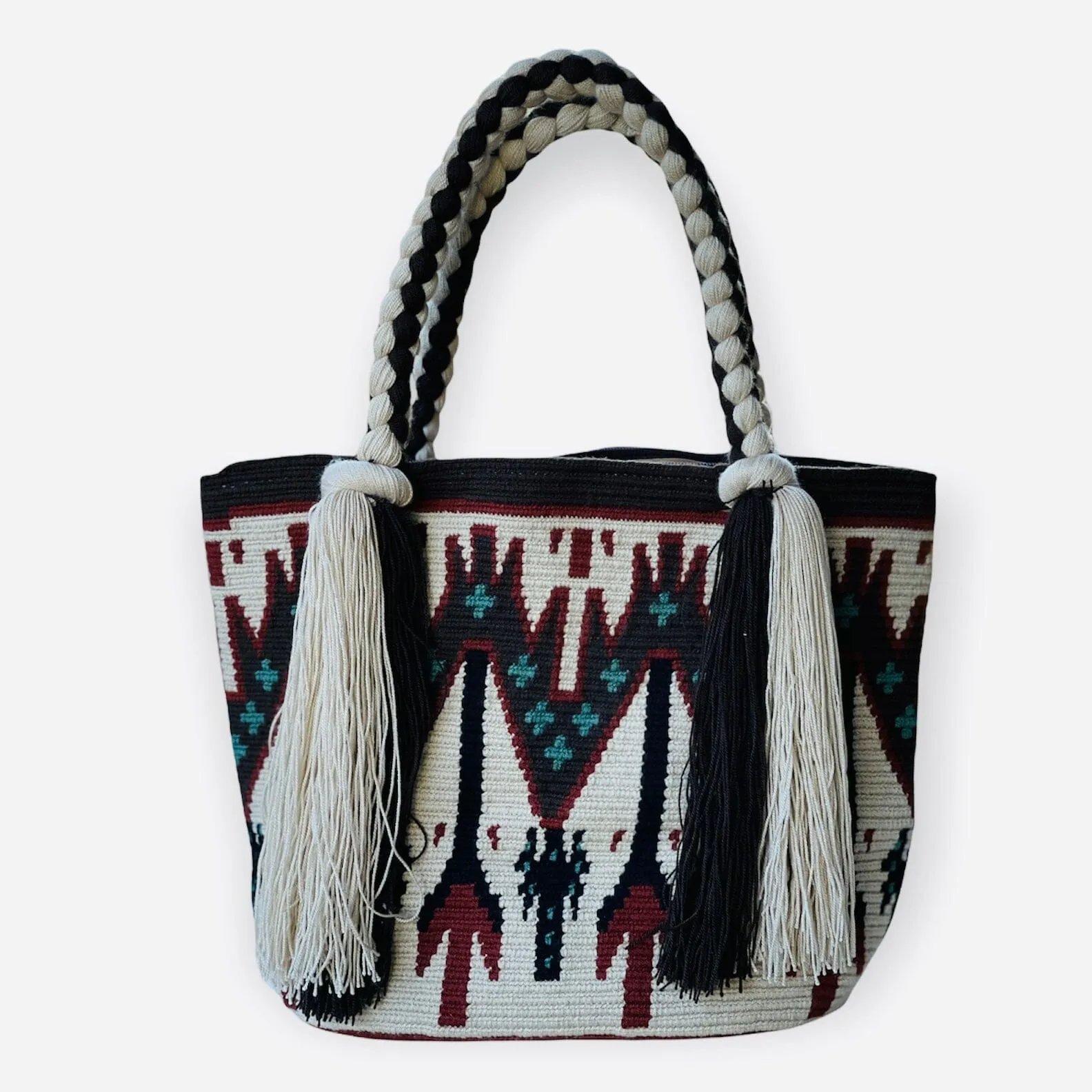 Tribal ENDLESS SUMMER Tote Bags | Long Tassels Beach Tote