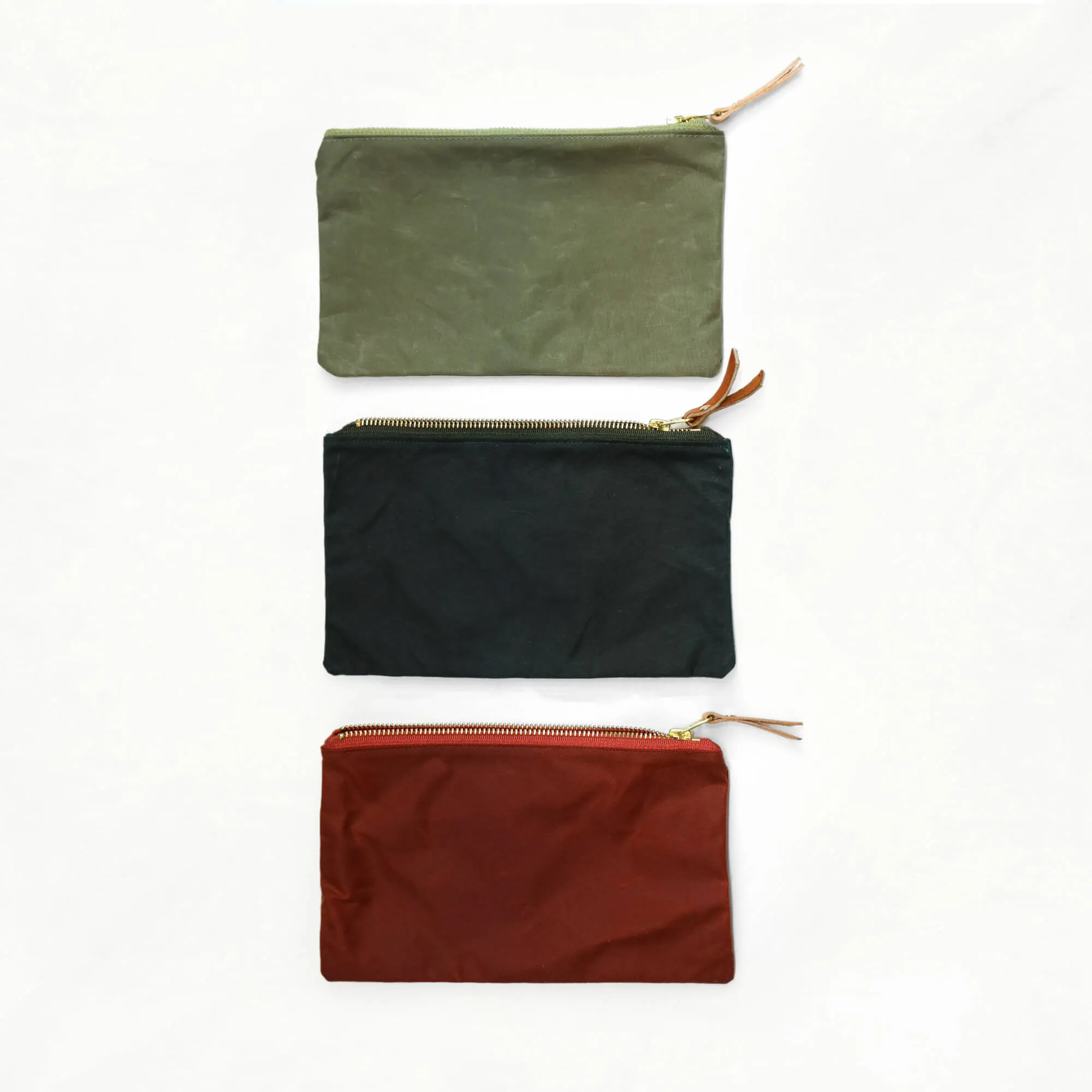 Waxed Canvas Zipper Pouch Kits - Grab Bag!