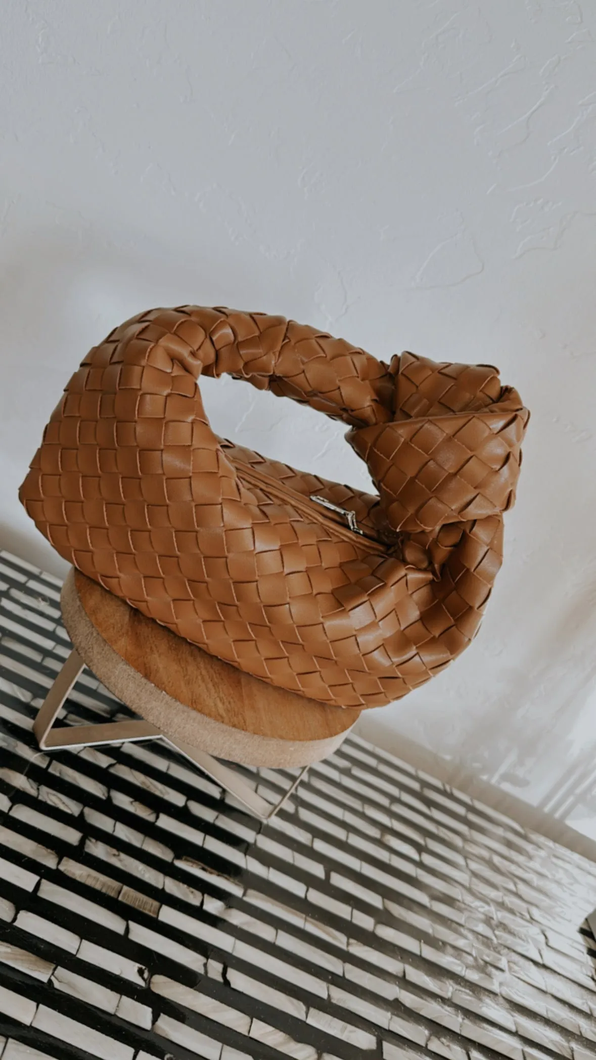 Woven Purse - Brown